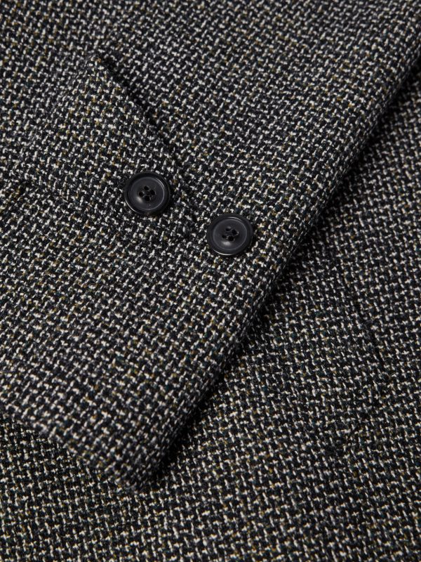 Virgin Wool-Blend Tweed Coat - E1 Virgin Wool-Blend Tweed Coat - E1