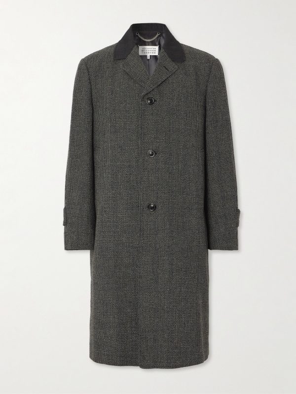 Virgin Wool-Blend Tweed Coat Virgin Wool-Blend Tweed Coat