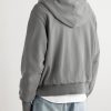 Logo-Print Distressed Cotton-Jersey Zip-Up Hoodie - BK Logo-Print Distressed Cotton-Jersey Zip-Up Hoodie - BK