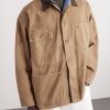 Corduroy-Trimmed Cotton-Canvas Jacket - FR Corduroy-Trimmed Cotton-Canvas Jacket - FR