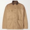 Corduroy-Trimmed Cotton-Canvas Jacket Corduroy-Trimmed Cotton-Canvas Jacket