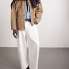Corduroy-Trimmed Cotton-Canvas Jacket - OU Corduroy-Trimmed Cotton-Canvas Jacket - OU