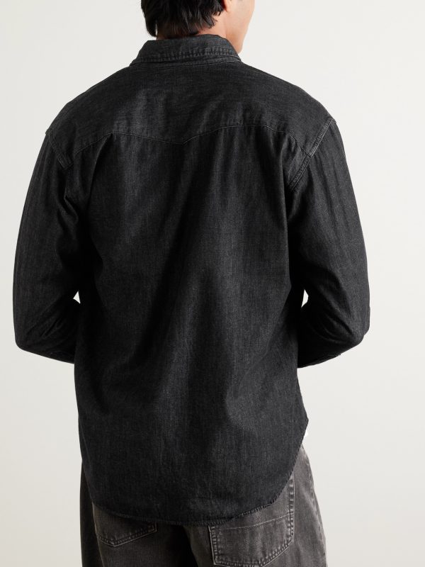 Cotton-Chambray Western Shirt - BK