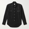 Cotton-Chambray Western Shirt
