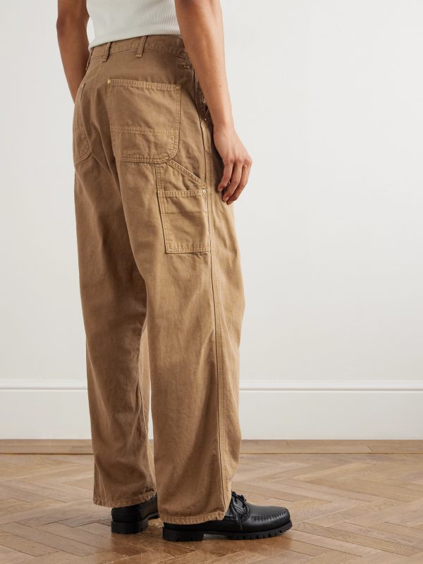 Oxford Painter Straight-Leg Cotton-Twill Trousers - BK Oxford Painter Straight-Leg Cotton-Twill Trousers - BK