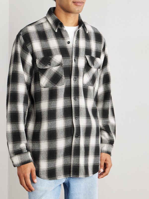 Checked Cotton-Flannel Shirt - FR