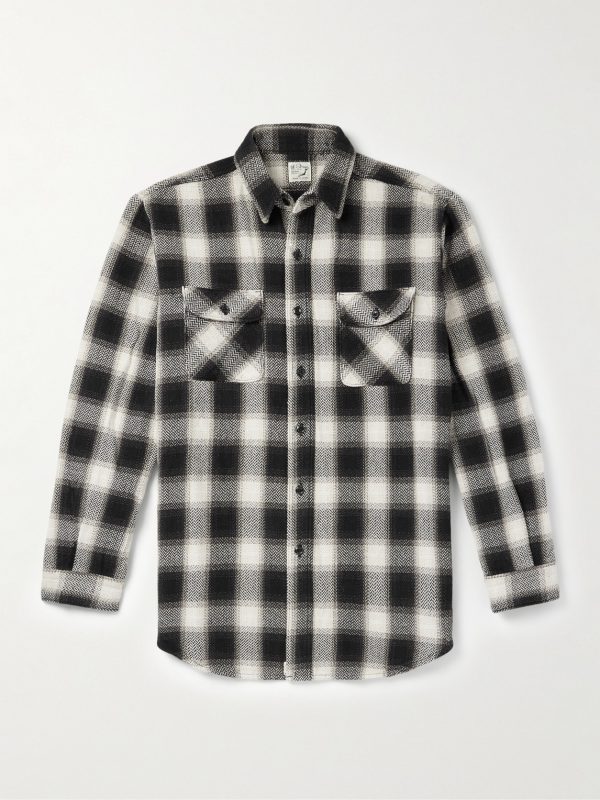 Checked Cotton-Flannel Shirt