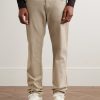 Slim-Fit Straight-Leg Cotton-Blend Twill Trousers - FR Slim-Fit Straight-Leg Cotton-Blend Twill Trousers - FR