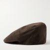 Litton Alcantara® Flat Cap - BK