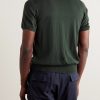 Tantallon Slim-Fit Merino Wool Polo Shirt - BK