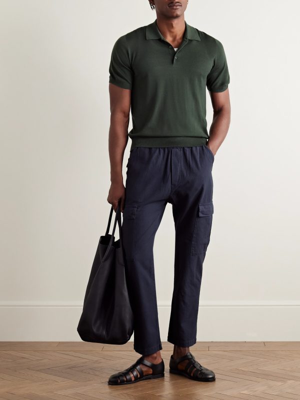 Tantallon Slim-Fit Merino Wool Polo Shirt - OU