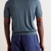 Tantallon Slim-Fit Merino Wool Polo Shirt - BK