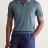 Tantallon Slim-Fit Merino Wool Polo Shirt - FR