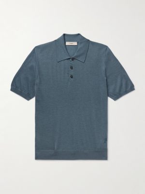 Tantallon Slim-Fit Merino Wool Polo Shirt Tantallon Slim-Fit Merino Wool Polo Shirt