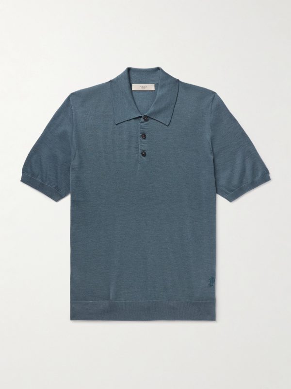 Tantallon Slim-Fit Merino Wool Polo Shirt