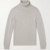 Virgin Wool and Cashmere-Blend Rollneck Sweater Virgin Wool and Cashmere-Blend Rollneck Sweater