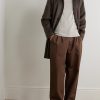 Virgin Wool and Cashmere-Blend Rollneck Sweater - OU Virgin Wool and Cashmere-Blend Rollneck Sweater - OU