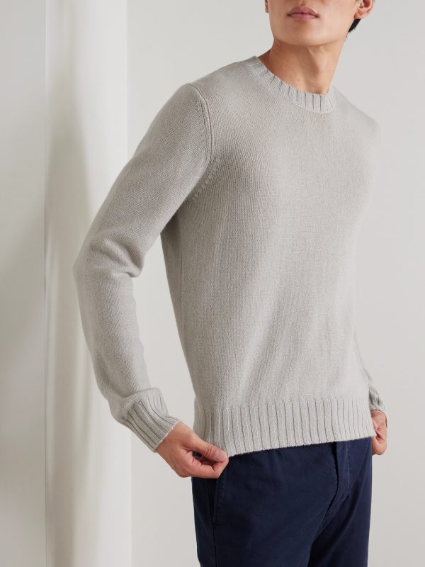 Wool and Cashmere-Blend Sweater - FR