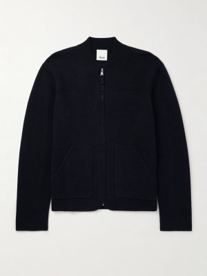 Virgin Wool and Cashmere-Blend Bomber Jacket Virgin Wool and Cashmere-Blend Bomber Jacket
