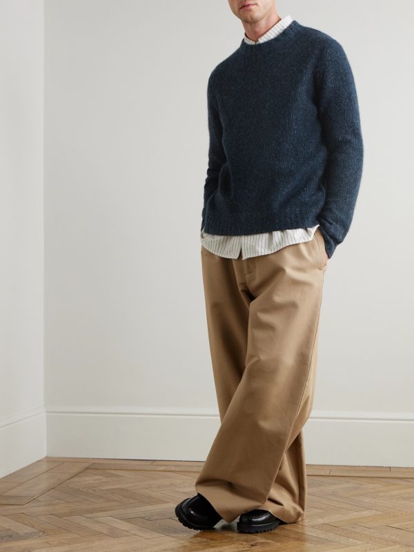 Slim-Fit Cashmere Sweater - OU Slim-Fit Cashmere Sweater - OU