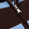 Troyer Striped Wool and Cashmere-Blend Half-Zip Sweater - CU Troyer Striped Wool and Cashmere-Blend Half-Zip Sweater - CU