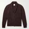 Shawl-Collar Wool and Cashmere-Blend Cardigan