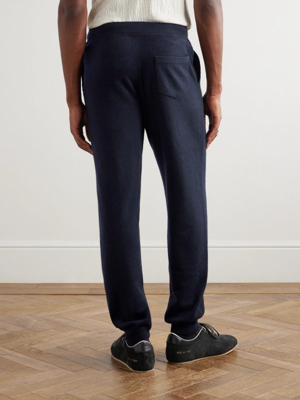 Tapered Wool and Cashmere-Blend Sweatpants - BK Tapered Wool and Cashmere-Blend Sweatpants - BK