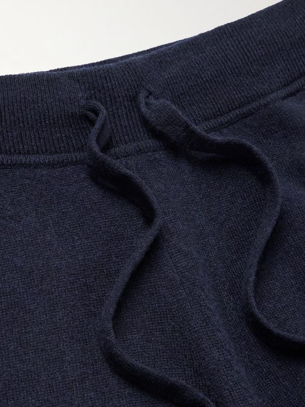 Tapered Wool and Cashmere-Blend Sweatpants - CU Tapered Wool and Cashmere-Blend Sweatpants - CU