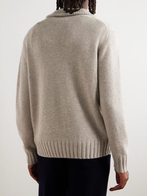 Cashmere Half-Zip Sweater - BK