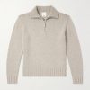 Cashmere Half-Zip Sweater