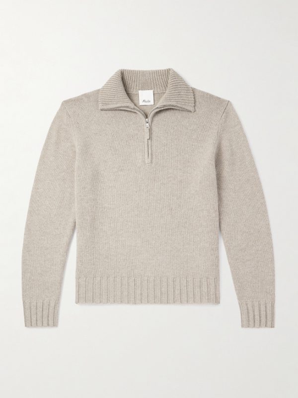 Cashmere Half-Zip Sweater