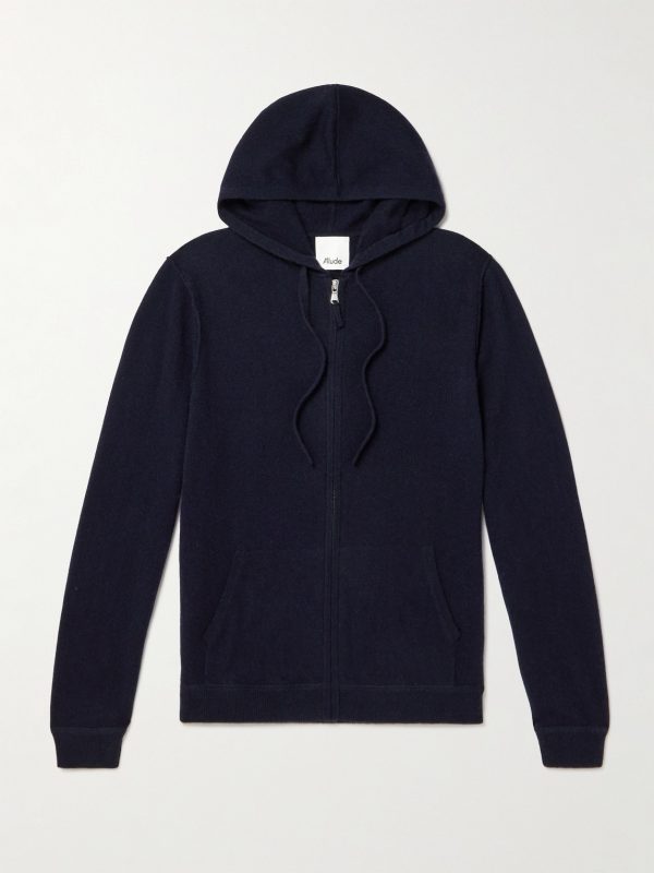 Virgin Wool and Cashmere-Blend Zip-Up Hoodie Virgin Wool and Cashmere-Blend Zip-Up Hoodie
