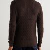 Slim-Fit Cable-Knit Cashmere-Blend Rollneck Sweater - BK Slim-Fit Cable-Knit Cashmere-Blend Rollneck Sweater - BK