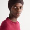 Ribbed Cashmere Beanie - OU