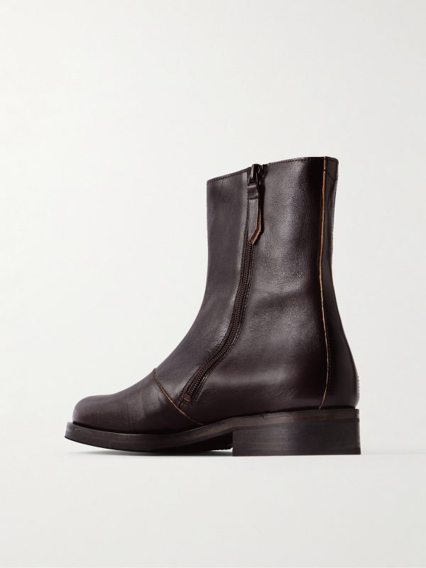 Camion Full Grain Leather Boots - BK Camion Full Grain Leather Boots - BK