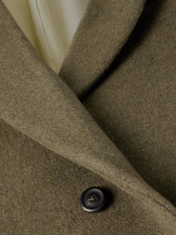 Robe Melton Wool-Blend Overcoat - E1