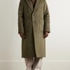 Robe Melton Wool-Blend Overcoat - FR