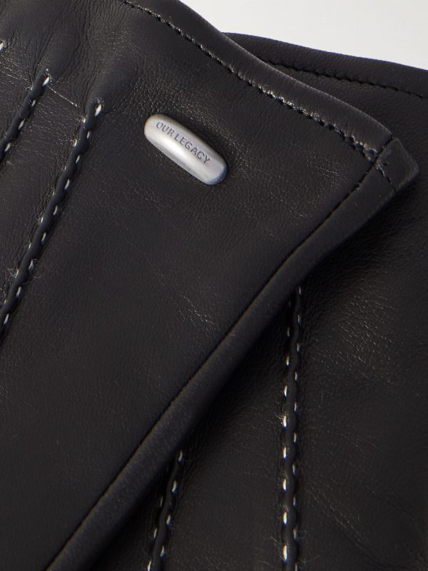 His Leather Gloves - CU