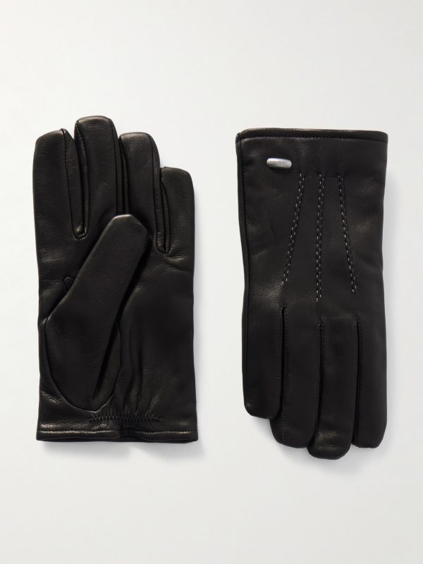 His Leather Gloves