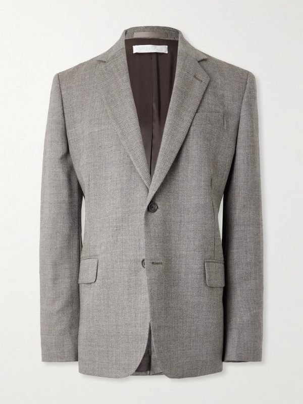 Ceremony Oversized Textured-Wool Blazer