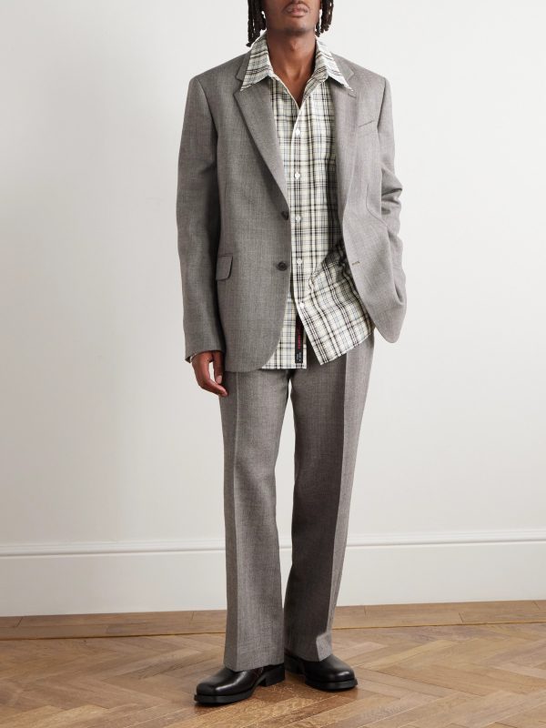 Ceremony Oversized Textured-Wool Blazer - OU