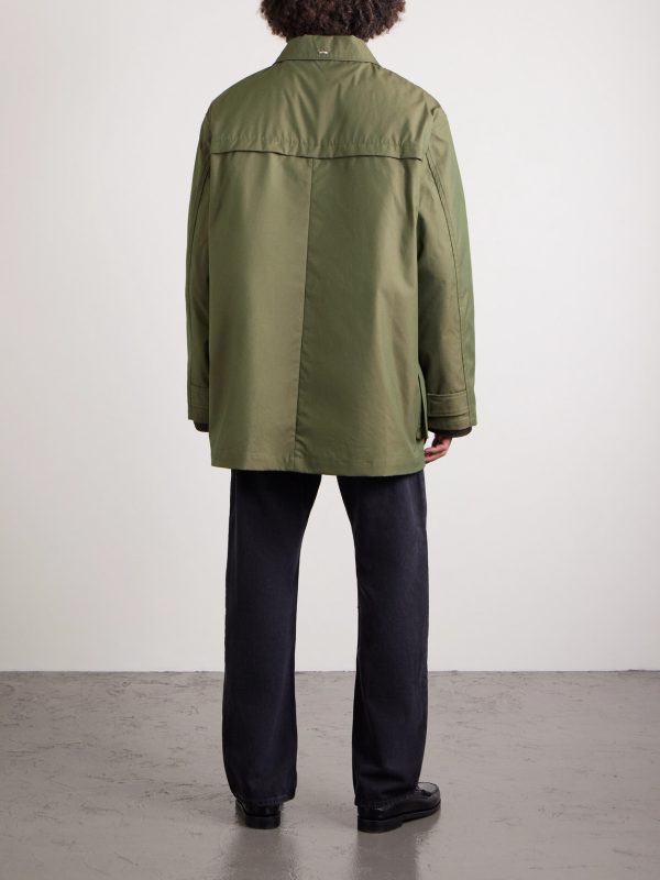 Hunter Cotton-Blend Twill Coat - BK Hunter Cotton-Blend Twill Coat - BK