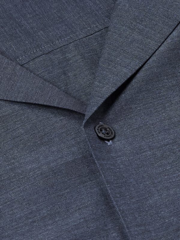 Safra Herringbone Cotton-Flannel Shirt - CU Safra Herringbone Cotton-Flannel Shirt - CU
