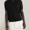 Rino Cotton and Silk-Blend Polo Shirt - FR Rino Cotton and Silk-Blend Polo Shirt - FR