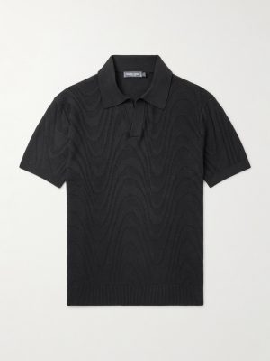 Rino Cotton and Silk-Blend Polo Shirt