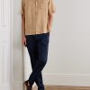 Angelo Camp-Collar Linen Shirt - OU Angelo Camp-Collar Linen Shirt - OU