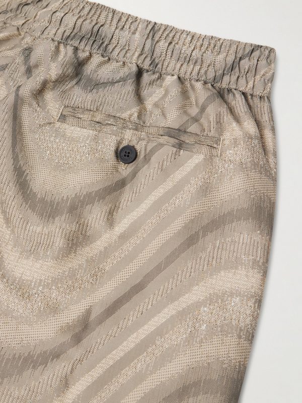 Rio Straight-Leg Mid-Length Recycled Jacquard Swim Shorts - CU Rio Straight-Leg Mid-Length Recycled Jacquard Swim Shorts - CU