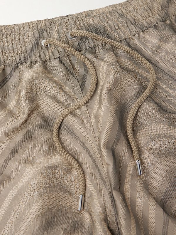 Rio Straight-Leg Mid-Length Recycled Jacquard Swim Shorts - E1 Rio Straight-Leg Mid-Length Recycled Jacquard Swim Shorts - E1