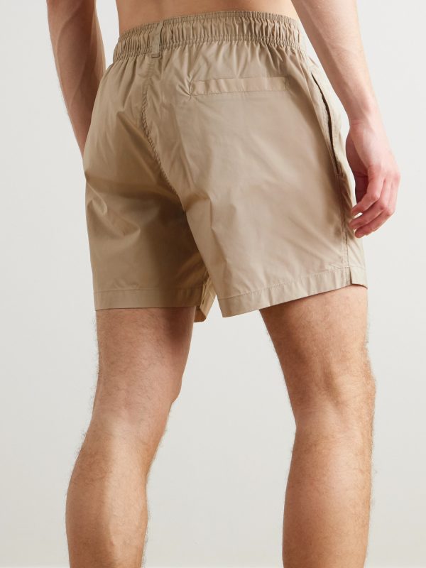 Salvador Straight-Leg Mid-Length Recycled Swim Shorts - BK Salvador Straight-Leg Mid-Length Recycled Swim Shorts - BK