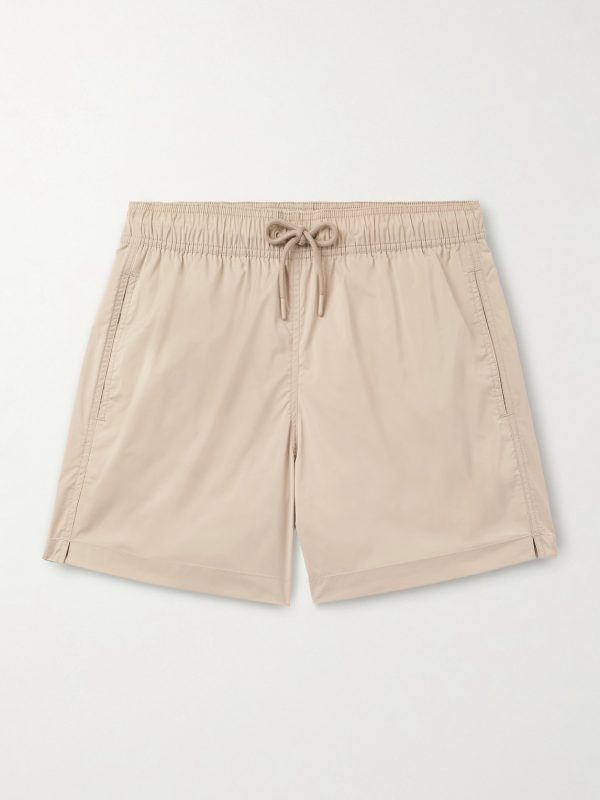 Salvador Straight-Leg Mid-Length Recycled Swim Shorts Salvador Straight-Leg Mid-Length Recycled Swim Shorts